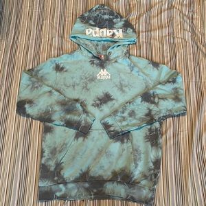 Kappa Blue Tie-Dye Hoodie